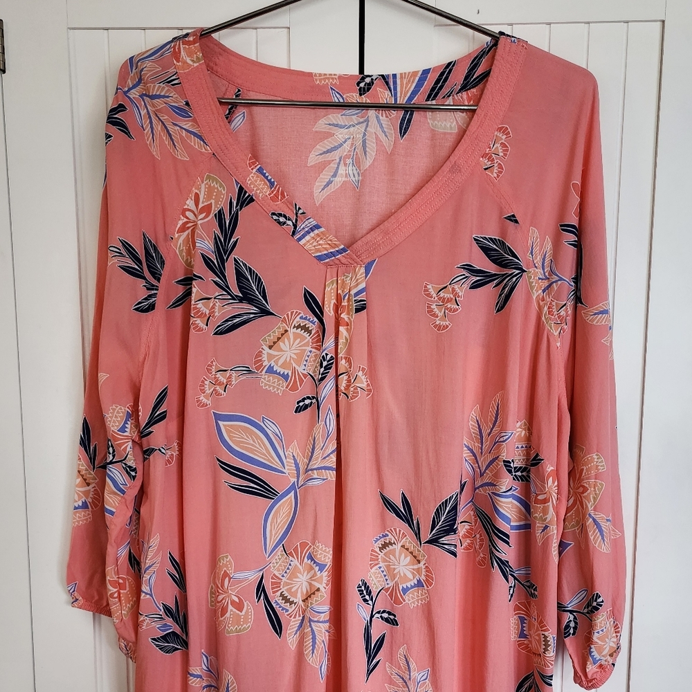 Womens Plus Size St. John's Bay 2X Blouse